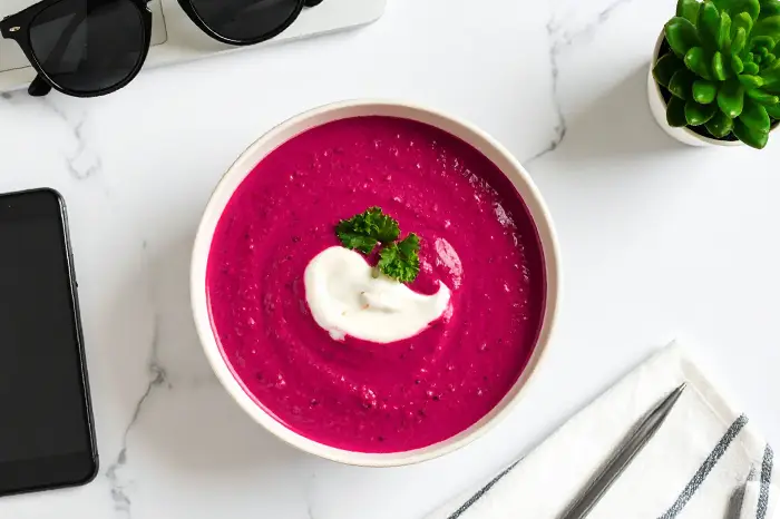 Beetroot & Lentil Soup