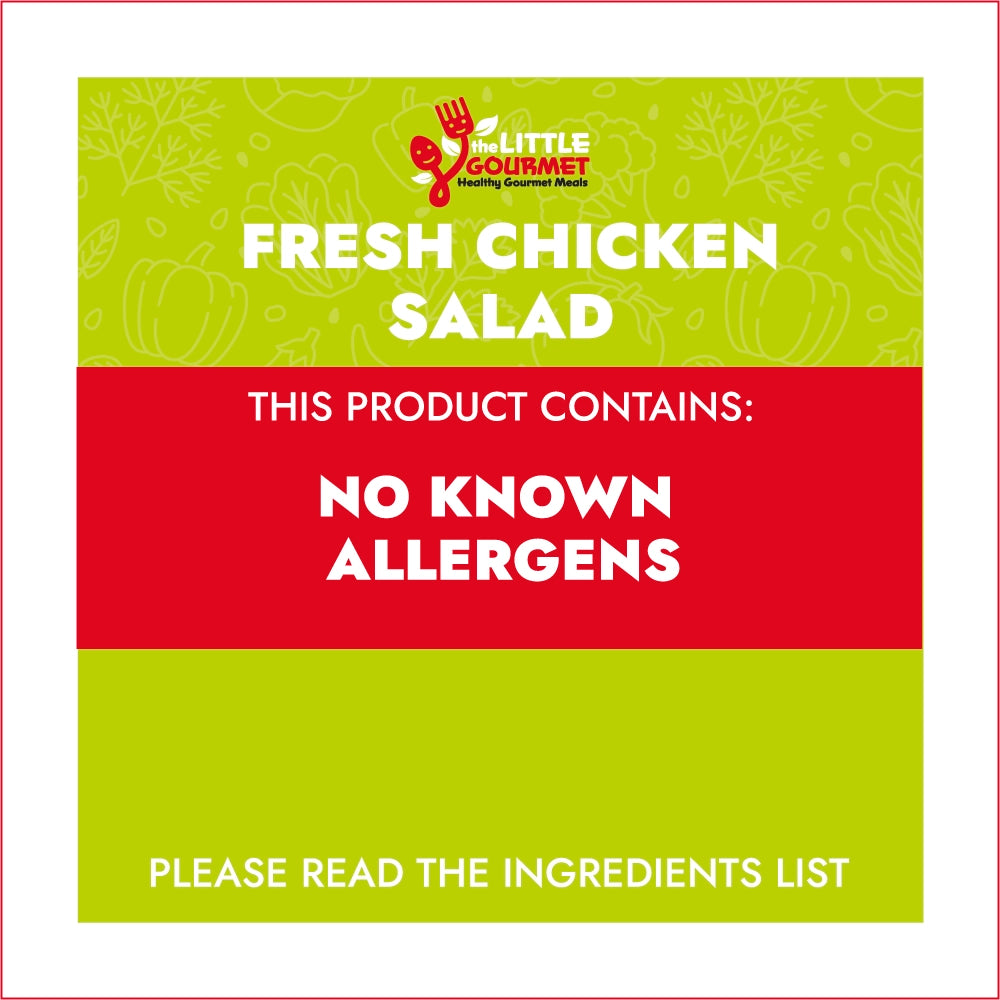 Allergen information for 'Fresh Chicken Salad' from 'The Little Gourmet' 