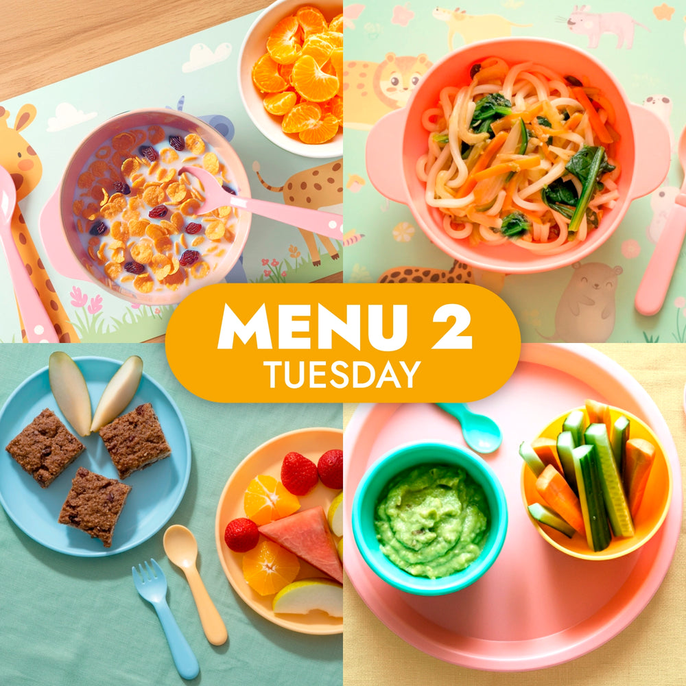The Little Gourmet Menu 2, childcare meals for Tuesday