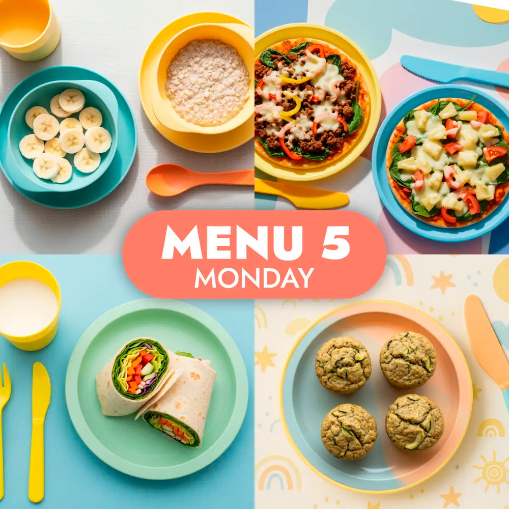 The Little Gourmet Childcare Menu 5 - Childcare meals for Monday