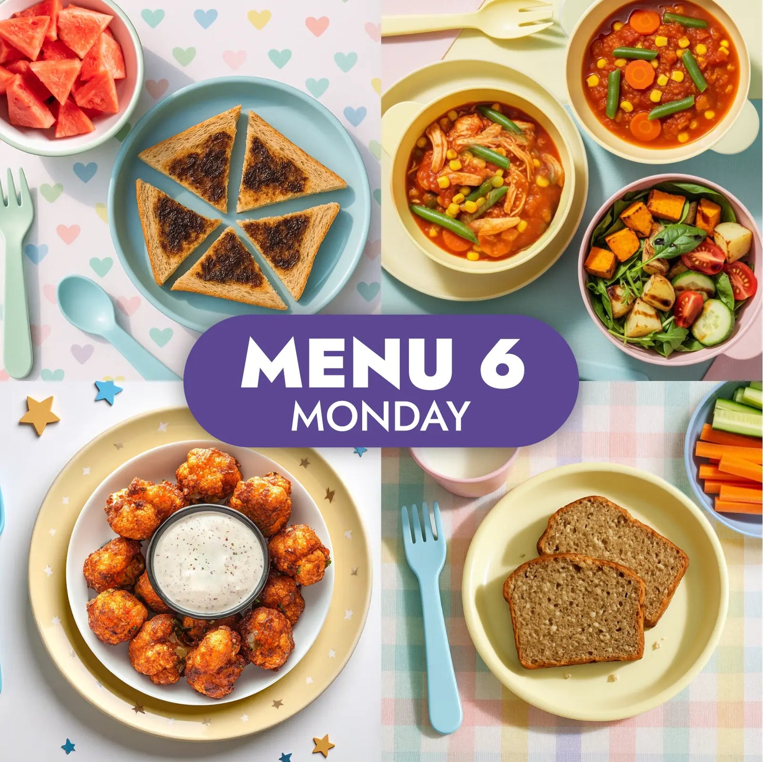 Link to TLG Childcare Menu 6, Monday